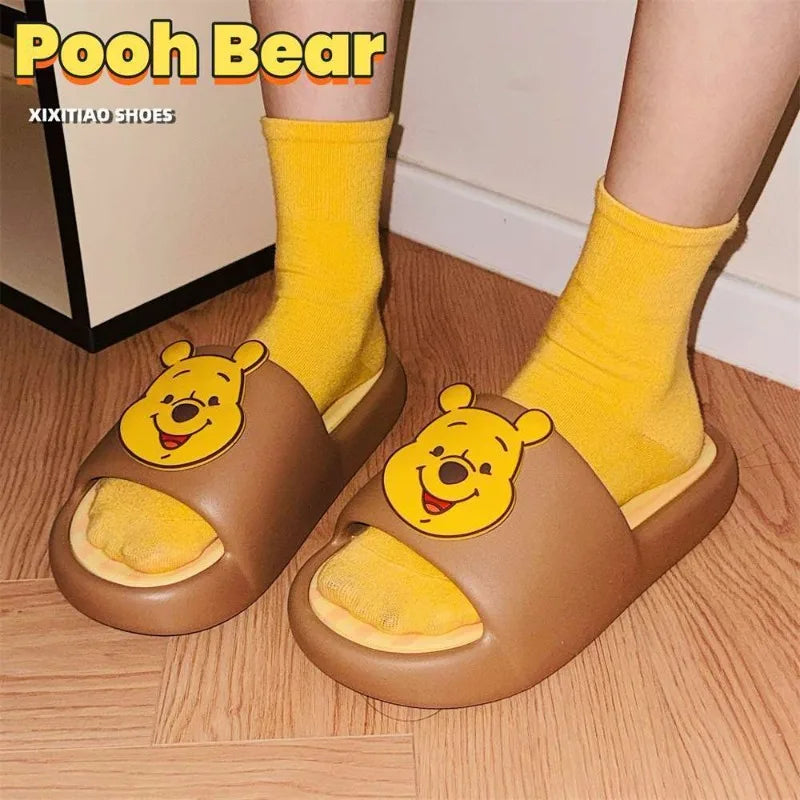 Winnie the Pooh anti-slip sandals for men and women summer